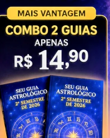 Combo com dois guias astrológicos do Mestre Gradlow por R$ 14,90